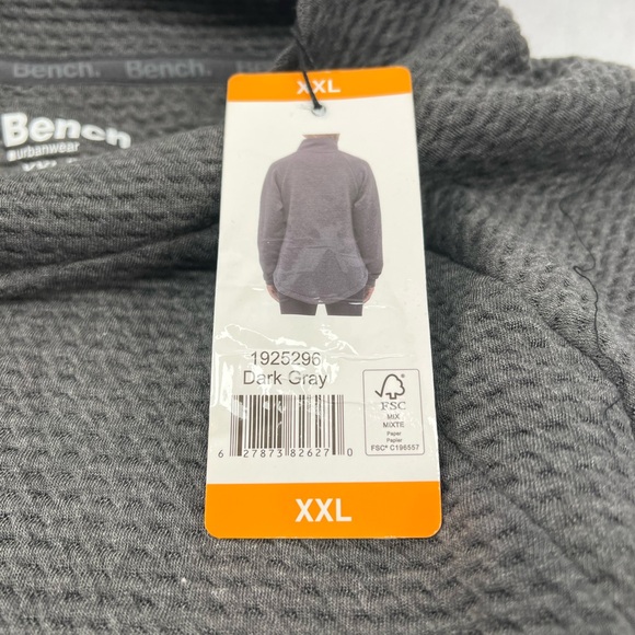 Bench Women’s Dark Gray Textured Pullover - Picture 3 of 6